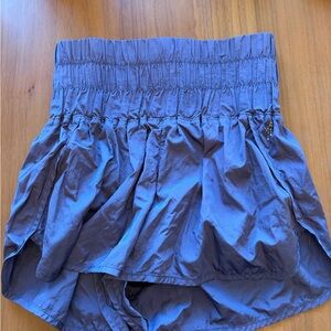 FP Movement by Free People Ruched Blue Athletic Shorts